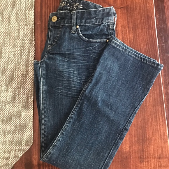 Express Denim - Express Barely Boot Lowrise Jeans